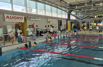 Compétition Halliwick 2025 : une journée inclusive et inoubliable Compétition Halliwick 2025 : une journée inclusive et inoubliable